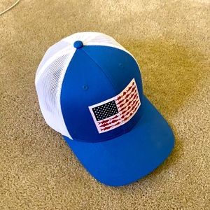 Columbia PFG American flag hat
